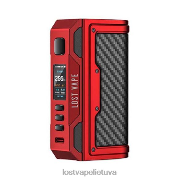 Lost Vape Disposable - Lost Vape Thelema quest 200w mod matinis raudonas/anglies pluoštas 20V88178